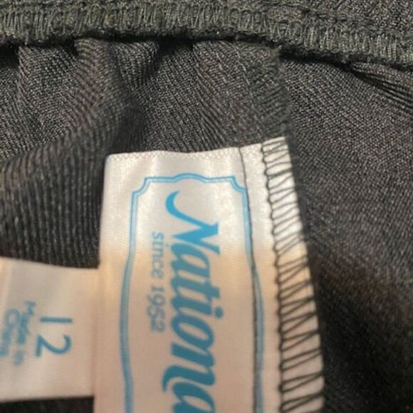 $4/25 National Gray elastic waist pants, size 12 - Picture 3 of 3
